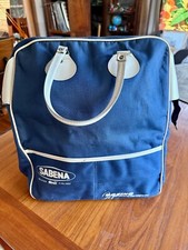 Vintage SABENA Belgian World Airlines Lg Travel Bag Plane Airline Promo