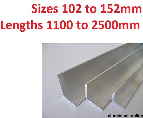 Aluminium angle unequal 102mm - angle,