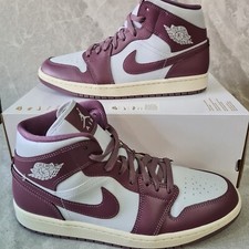 Nike Air Jordan 1 Mid Womens Mens Trainers Sneakers Size 8.5 UK RRP £140 New!!