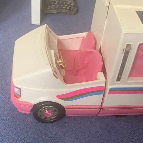 Barbie camper van vehicle pink - camper,
