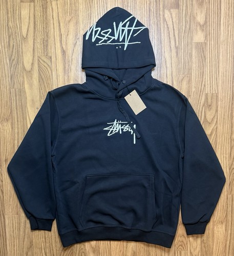Stussy embroidered logo - stussy, hoodie