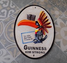 Guinness Him Strong Cast Iron
