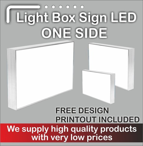 Illuminated light box shop - illuminated,