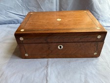 Antique Rosewood Workbox with
