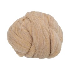Wool Roving Yarn, 100G/3.53OZ Felting Wool Pure Roving Yarn, Khaki
