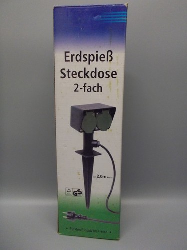 Ground spike socket fold - socket,, 2-fold