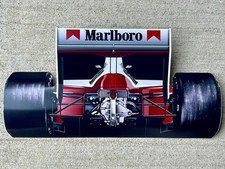 WOW! Ayrton Senna McLaren Honda FORMULA 1 F1 Race Car Curved Wall Art