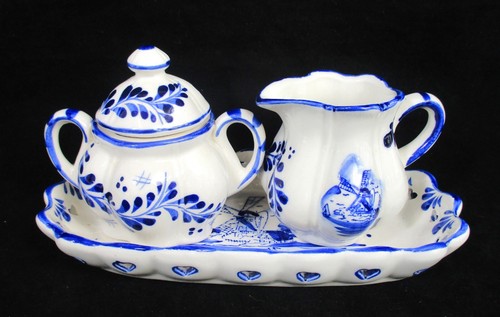 Blue delft deco - blue, &