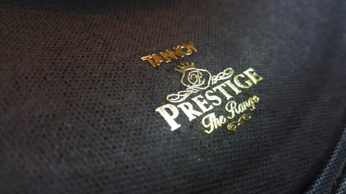 Tannoy metallic gold logo - metallic, for