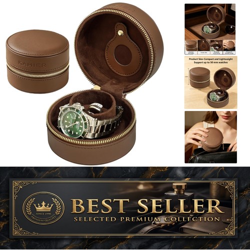 Single watch travel case - watch,