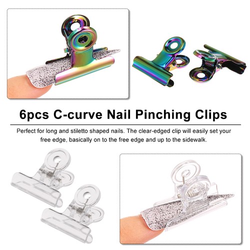 6pcs nail pinching - pinching, clips