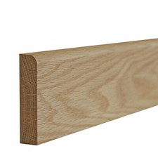 Solid White Oak Worktop Upstand 15x95mm 