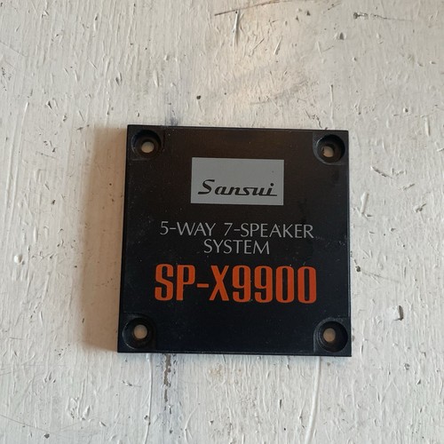 Sansui x9900 speaker - speaker, emblem