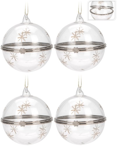 Round glass bauble - 4,