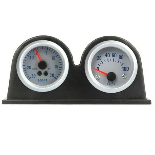 Pcs 52mm dual hole dash - 2,