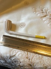 Clay pipe, unused, yellow tip