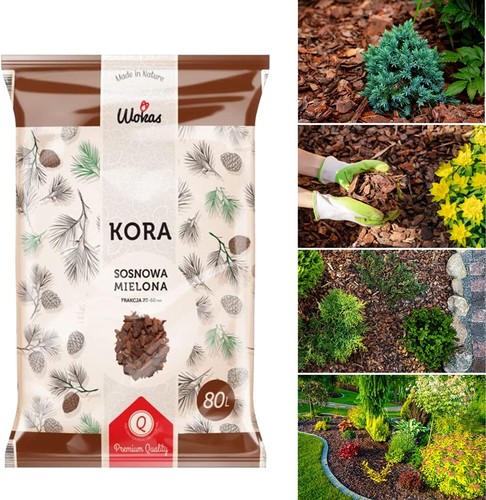 Wooden bark chips garden wood - garden,