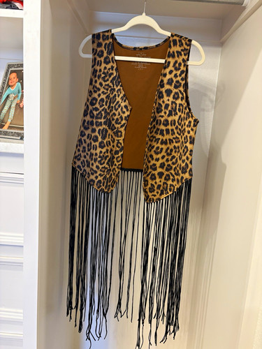 Crazy train leopard fringe - crazy,