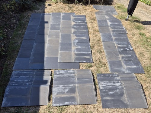 Reclaimed fibre cement - x,