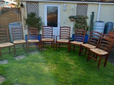 Dining chairs, 6 chairs, 2