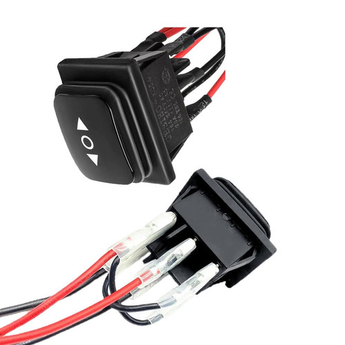 2pcs waterproof dpdt - dpdt, momentary
