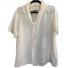 Flax Linen Cotton Shirt Women