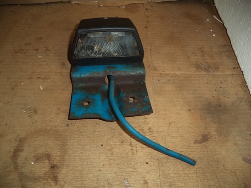 Ford tractor rear number - tractor, plate