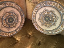 2 X Arts crafts Pottery Plates