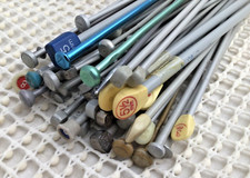Odd vintage knitting needles