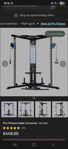 Pro fitness adjustable cable - pro,