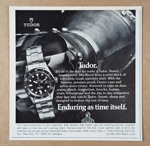 1980 rolex tudor submariner - 1980,