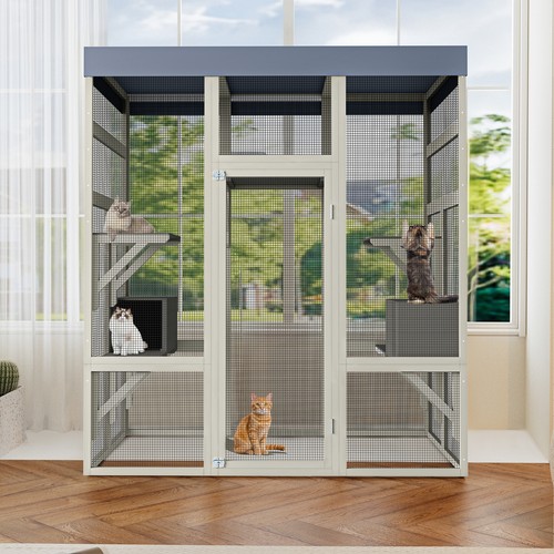 Large cat catio outdoor - outdoor,