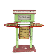 AC4801:Vintage Bing 0/1 Gauge Train Direction Indicator / Stand 10/6117