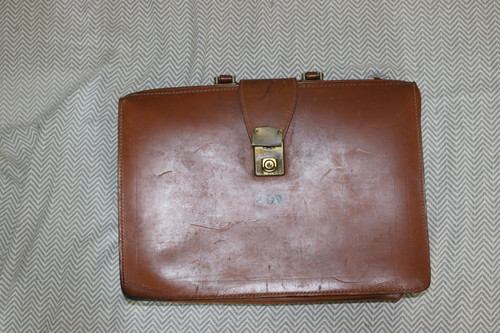 Vintage real cowhide leather - real,