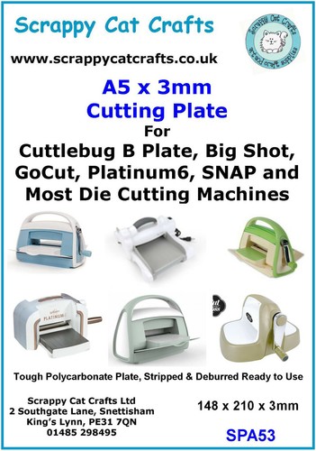 Cutting plate 3mm - a5,