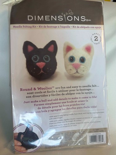 Round woolies cats needle - -,