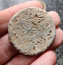 Medieval / Viking Lead Gaming Piece / Weight 33mm, 41g Antique Detector Find (6)