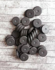 Small Craft Magnets x12 14mm Strong Round Disc Tiny For Kids Fridge Photo Supply