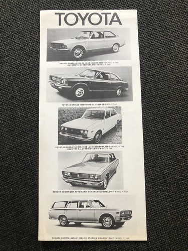 Vintage toyota 1970 sales - vintage,
