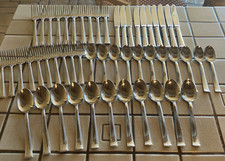 SABATIER SBI10 18/10 STAINLESS FLATWARE SET 52 PC SERVICE FOR 10 PLUS Free Ship