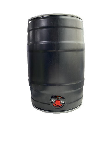 Litre black keg - black, with