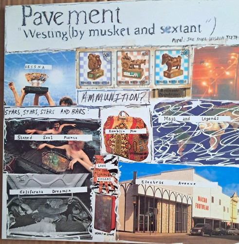 Pavement westing by musket - pavement, (by