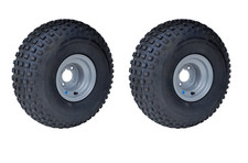QUAD/ATV WHEEL AND TYRE 22 X 11.00 - 8 OFF ROAD 4 PLY, 4" PCD FLOTATION TYRE X 2