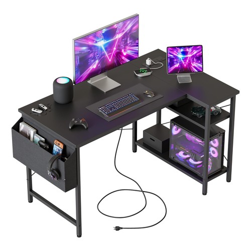 Mericonia small shaped desk - small,