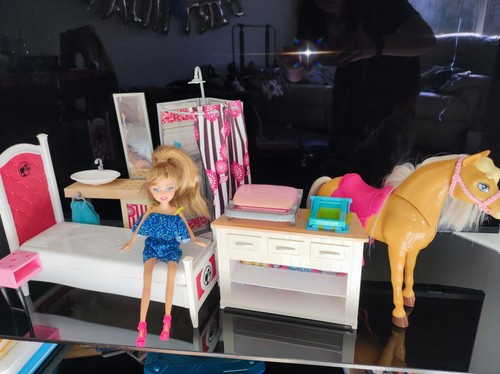 Barbie doll horse - barbie,