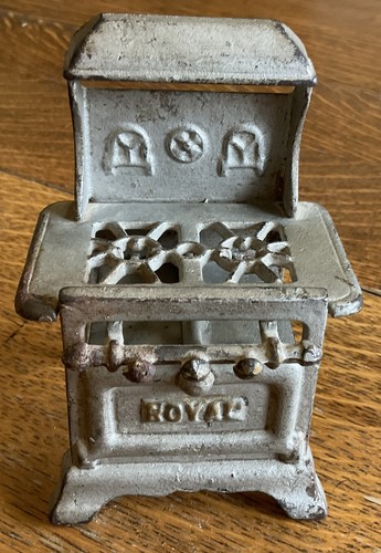 Antique cast iron toy wood - iron,