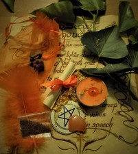 Lose Weight Spell Kit  Ritual Magic  Witchcraft Wicca Pagan Handmade Candle