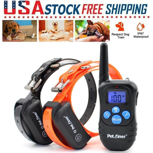 2pcs dog shock training collar - dog,