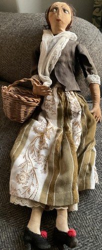 Vintage boudoir doll 55cms - vintage, doll.