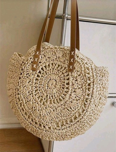 Women straw bag - bag, beach